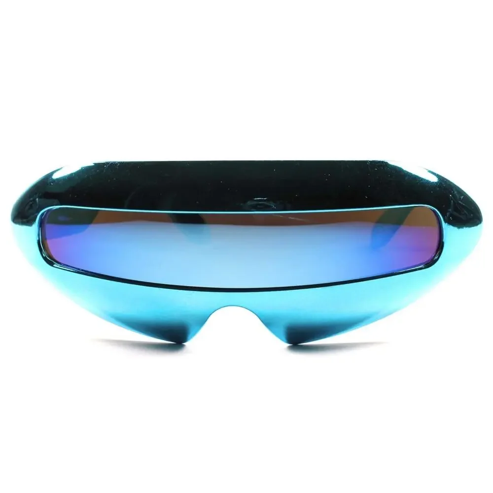 Unique Alien Space Robot Party Rave Costume Futuristic Novelty Sunglasses
